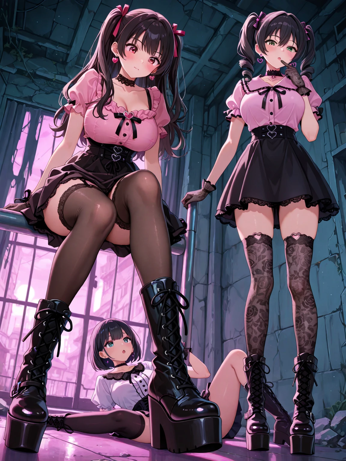 (best quality,4k,8k,highres,masterpiece:1.2),ultra-detailed,(realistic,photorealistic,photo-realistic:1.37),steam punk,a luxurious Train Station,spotlessly clean,several steam punk entertainment gadgets are present,golden steam-powered machines,exquisite clockwork mechanisms,elaborate brass gears and cogs,steaming pipes and valves,ornate Victorian architecture,impeccably polished marble floors,vintage leather-upholstered seating,gleaming crystal chandeliers,elegant top hats and corsets,curved wrought-iron staircases,copper-clad ticket booths,an opulent waiting lounge with plush velvet seats,an old-fashioned ticket conductor standing at the platform,steam-powered trains arriving and departing with a majestic hissing sound,couples in elegant attire waiting to board the train,a sense of excitement and anticipation in the air,beautifully painted vintage train carriages,puffs of steam billowing from the engines,strategically placed gas lamps casting a warm glow,sounds of clinking tea cups and laughter from a nearby café,vivid colors of rich burgundy,deep emerald green,and shimmering gold,all perfectly illuminated by the soft natural light streaming through large stained glass windows,captured in a timeless moment of Victorian elegance and steam-powered marvels.