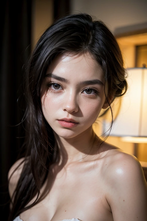 (Best quality, 8k, Masterpiece :1.3), (realistic, photorealistic: 1.37), (1girl), (Pretty woman in her 20s), (slim), (emphasizing slender abs :1.3), (Korean), (tight, wet and transparent dress), (visible thongs), (choker on neck), (random sexy pose, spread legs), (large breasts :1.3), (outdoors), (Ultra-detailed face), (Detailed eyes), (Double eyelids), (eyeshadow intensifying), (many eyelashes), (perfect body), (long legs), (professional lighting), (photon mapping), (radiosity), (looking directly at viewer), Lace bra, light black hair
