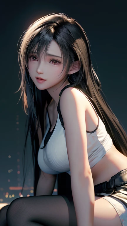 1 girl,(highly detailed skin),bent,,beautiful胸,big breasts,pale skin,pointed chest,erect nipples,(fantasy art,best image quality,surrealist portrait,(8K),Super realistic,最high quality, high quality, High resolution, high quality texture,high detail,beautiful,be familiar with,Very detailed CG,be familiar withテクスチャー,realistic facial expression,masterpiece,sense of presence,dynamic,bold),bob hair,(super thin hair),(super soft hair),(ultra straight hair:1.5),流した長いbangs,hair above one eye.black hair、bangs、facing forward、looking at the viewer、Two-dimensional beautiful girl、(masterpiece、最high quality、beautiful品質、Photoreal、look at the audience、detailed lighting、highly detailed skin、very fine hair、very nice teeth、shadowy、8K:1.2)、(women photographs、1 girl:1.2)、high school girl、photograph、young woman、the cutest in the world、perfect beauty、perfect proportions、sexy look、nudist、nude、naked、I can see the pink nipples、black hair、long hair、bangs