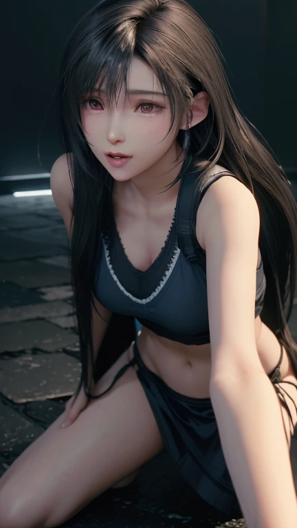 8K,masterpiece, quality loss,big, (1 girl), tifa lockhart, red_eye, black hair, long hair, shiny skin, shiny big, ((highest quality)), sharp focus: 1.2, Highly detailed face and skin texture, detailed eye, perfect face, perfect body, art, cg, blur background, big with presence, (20 years, Cool and beautiful facial features for adults), black skirt, naked,masturbation,Vaginal squirting、NSFW、(Pee)、Splat、shaved pussy、Climax、orgasm、Cumming face、completely naked、sexy pose、Full view of anus、(Peeing)、ecstasy、Pissing、clear liquid、Shy expression、(A lot of pee)、(A lot of peeing)、vulgar pose、Nasty posture、Vulgar posture、spread legs、大spread legs、Beautiful curves of Pee、Beautiful curves and vigorous Pee、anal sex、Anal Pearls、double piece、Pee draws a parabola、Cute earrings、Show your armpits、cute cat ears、I can see your breasts、Don't wear underwear、beautiful pussy、beautiful female genitals、Well-formed female genitalia、Cherry blossoms in the background、cute hair ornament、Belly piercing、Shiny skin、lotion、lesbian、lesbian kiss、Belochu、Fountain-like water under the skirt、Water gushing from between the legs、Water fountain from between the legs、Expression of being in heat、Face is a little red、naughty look、an inviting look、expression of embarrassment、涙eye、erotic face