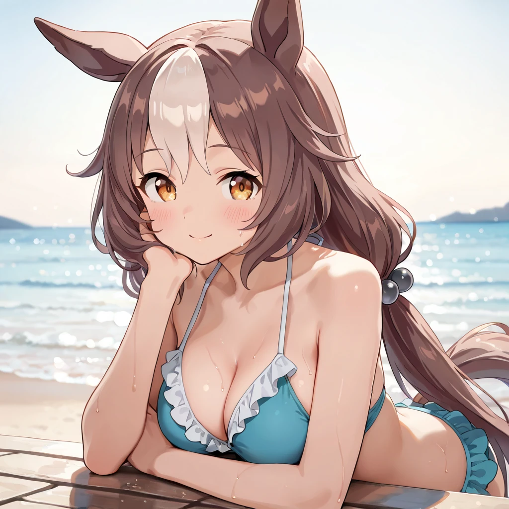 ((masterpiece)), ((best quality)), ((highres)), ((extremely detailed CG unity 8k wallpaper)), solo, (((beach)))