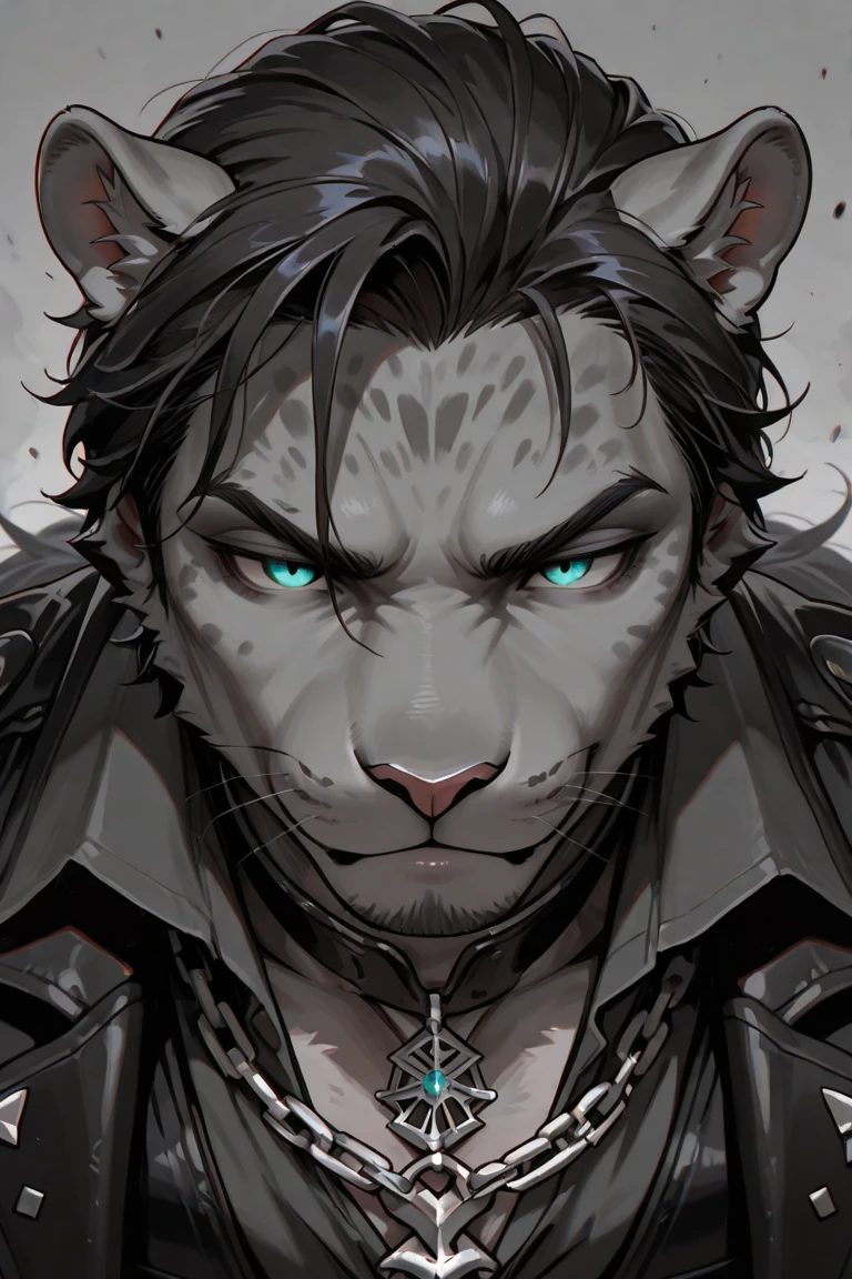 barrel(live a hero), (soft shading), 4k, hi res, ((detailed face, detailed eyes, detailed)), (full body), by zackarry911, by zaush, (by personalami:0.5), mature male, bara, muscular male, muscular, (pose), tokyo \(city\), street,solo, looking at viewer, smile, shirt, gloves, 1boy, hat, weapon, male focus, cowboy shot, black gloves, pants, fingerless gloves, uniform, feet out of frame, bulge, blue pants, police, police uniform, (police hat), (tail), wolf tail, police station