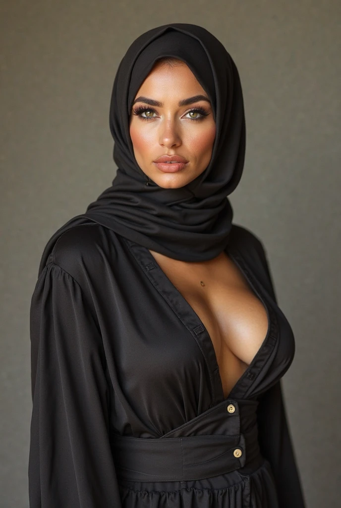 RAW photo,flash,hazy atmosphere,35mm focal lenght,candid photograph,artistic,photograph of a beautiful,influencer,30yo Moroccan woman,Hijab,detailed skin,fully naked,looking at viewer, candid pose,standing outside,midnight,dark,flash photo,blue light, film grain, kodak color, instagram LUT