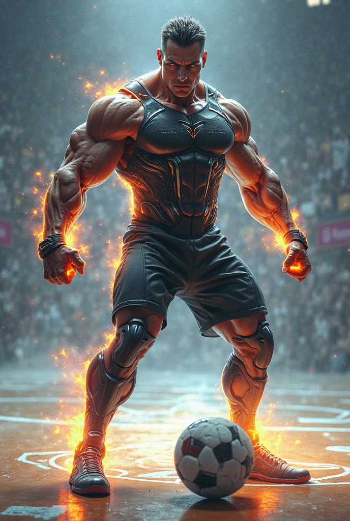 Football player with god
