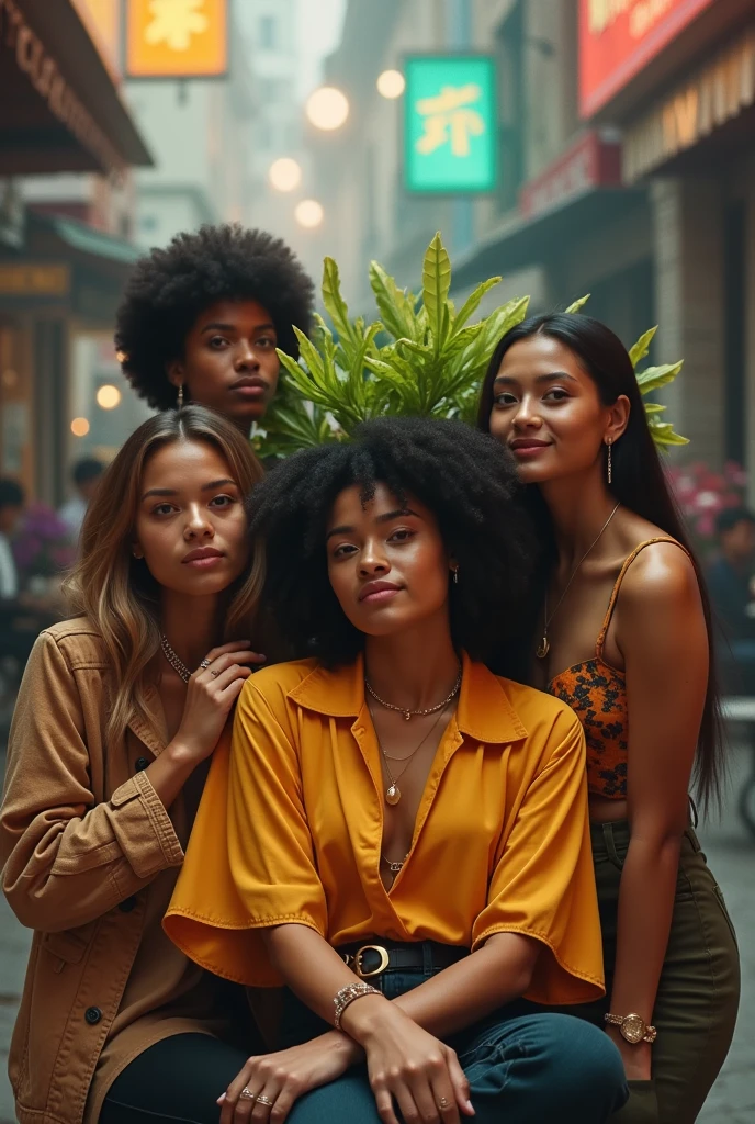 (masterpiece, best quality), deep ebony 1girl, beautiful face, freely hanging braids, library , cute, street clothing, beautify, Lofi vibe, green and yellow clothing, cute night vibe, concentrated, sitting