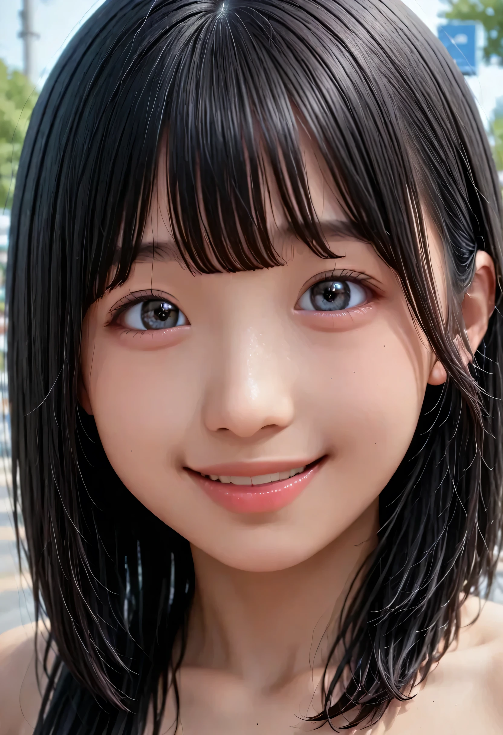 (very detailed}, , {Highest Quality}, {Ultra High Definition}, {highest resolution}, {{{sharp focus: eye}}, {{16 kg}}, {{18 years oldの日本の女子高生の肖像画: 2.0}}}, ((bust up: 2.0))), {{happy smile: 2.0}}, {Detailed facial expression}}, {{詳細なeyeの描写, 二重まぶたの大きなeye}}, {Thick Lips: Lipstick}, black hair, 黒いeye}}}, {Naked High School Girl: 18 years old: white skin: chest}}, } {Beautiful, radiant skin: My skin is white}}, {{Very nice depth of field pictures}}, {{{ボブヘアに刈り上げBang: Home Cut: Bang}}}, {{}},