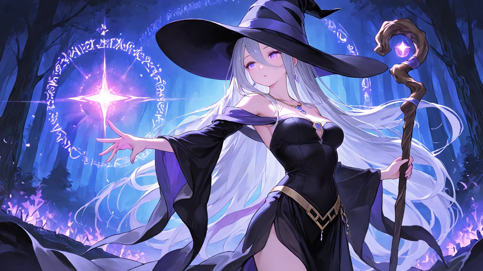 ((highest quality)),(Ultra-high resolution),(Very detailed),(Detailed Description),((The best CG)),(A masterpiece),Ultra-precise art,Amazing drawing art,(Fantasy art with intricate detail:1.5), (witch:1.6),