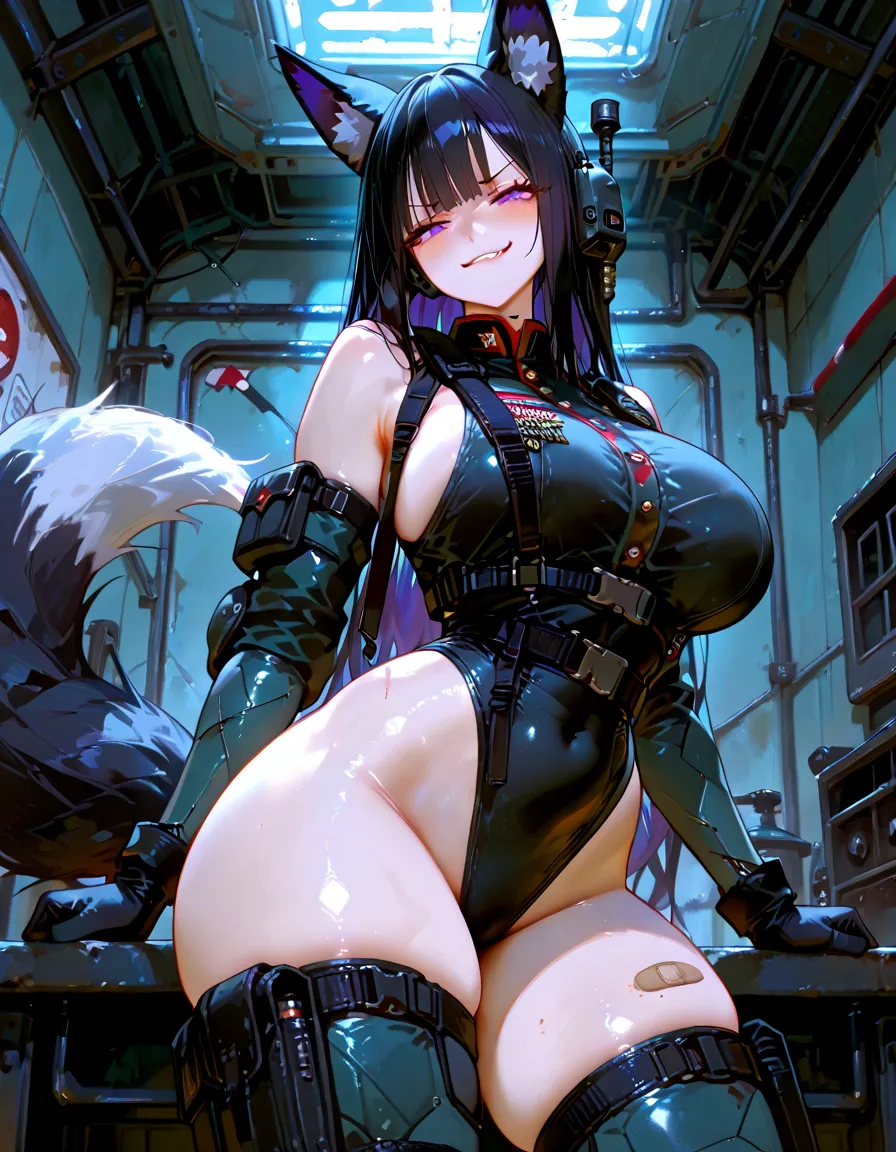 1girl, :d, animal ear headphones, animal ears, arms up, bangs, blush, bodysuit, breasts, bunny pose, clothes writing, covered navel, cowboy shot, cropped jacket, fake animal ears, gloves, grey background, hair intakes, headphones, impossible bodysuit, impossible clothes, jacket, large breasts, latex, latex bodysuit, long hair, long sleeves, looking at viewer, medium breasts, multicolored gloves, open mouth, pink bodysuit, pink eyes, red eyes, red jacket, shiny clothes, shrug \(clothing\), sidelocks, simple background, skin tight, smile, solo, thigh gap, thighs, twintails, very long hair, white gloves, white hair,alice \(nikke\),(masterpiece:1.4),(best quality:1.4),(shiny skin),realistic,very large breasts,nipples,spread legs,bare pussy,nsfw,oil,sweating,urining,bent