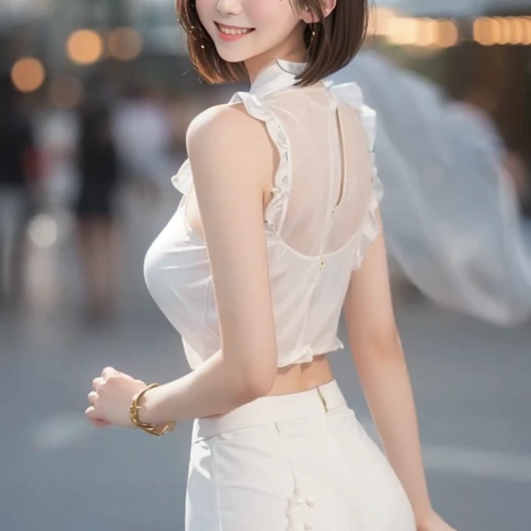 two women back to back each other,(((looked on camera))) look viewer (((looked on camera))) look viewer,(((girls wearing crop oversize shirt, black hot sexy jeans hot pant)))(((selfie close up foto))) ,, detailed skin, ((asia white skin color)) ,detailed skin, small breasts, Slim Waist (((4K resolution))),((no smile)) (((long hair brown silky thick ponytail hairstyle))) ((white skin)) ((extremely detailed face)) ((extremely detailed eyes)) (((sexy body pose))) ((outdoor background)) (()) ((sixpack woman)) ((model posture)), face, extremely detailed full body color photo of a 22 y.o girl, beautiful face, beautiful eyes, (()), (((sexy))) big breasts, slim body, ((skin details, high texture)), (()), hand fix, finger fix, nails fix, realistic hand wrinkles, realistic eyes, octane render, simetris eyes,(white perfect teeth) (())(())