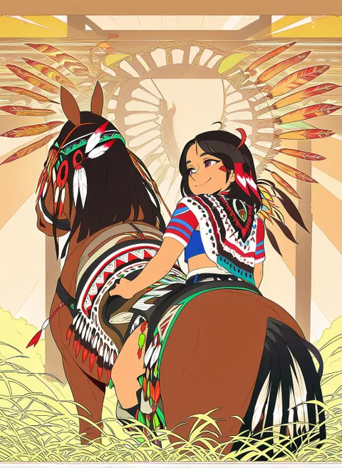 Kanvas Suku Asli Amerika