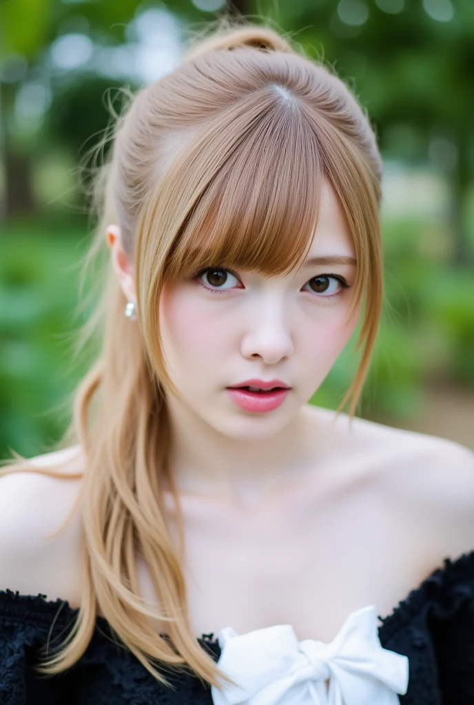 cute girl photo realistic