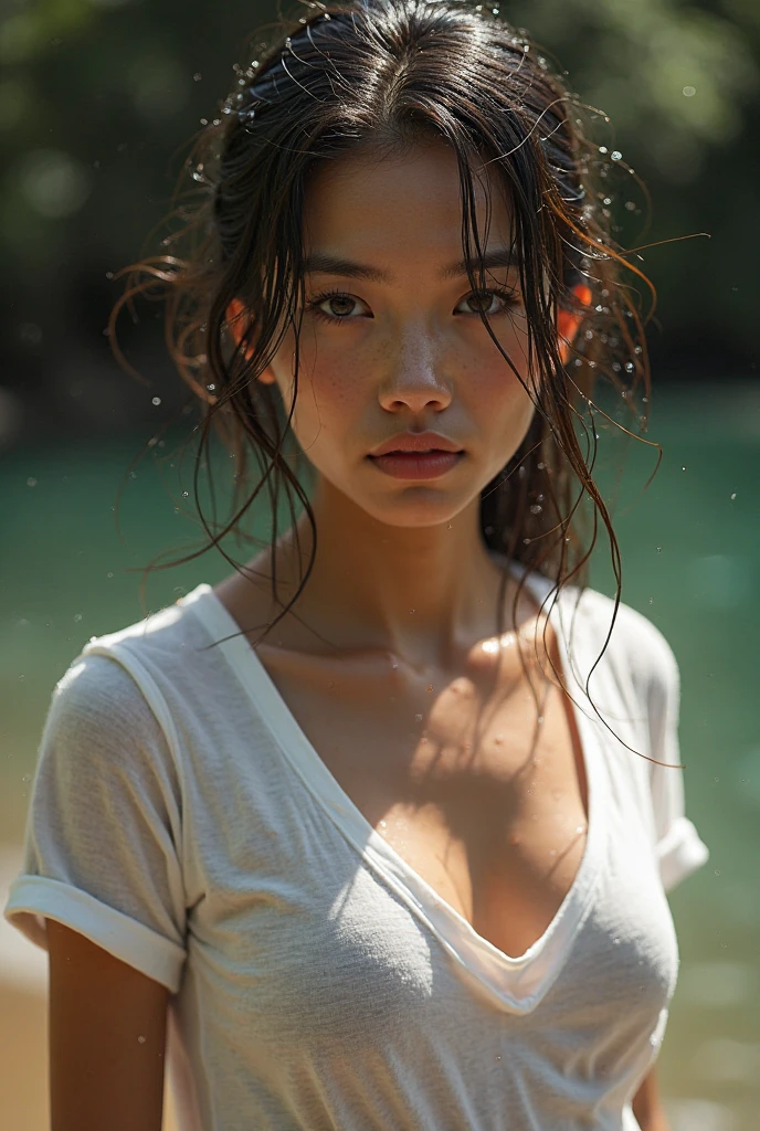 (photo realistic:1.4), (hyper realistic:1.4), (realistic:1.3), (smoother lighting:1.05), (increase cinematic lighting quality:0.9), 32K, 1girl,20yo girl, realistic lighting, backlighting, ray trace, (brightening light:1.2), (Increase quality:1.4), (best quality real texture skin:1.4), finely detailed eyes, finely detailed face, finely quality eyes, (tired and sleepy and satisfied:0.0), (Increase body line mood:1.1), (Increase skin texture beauty:1.1), naked
