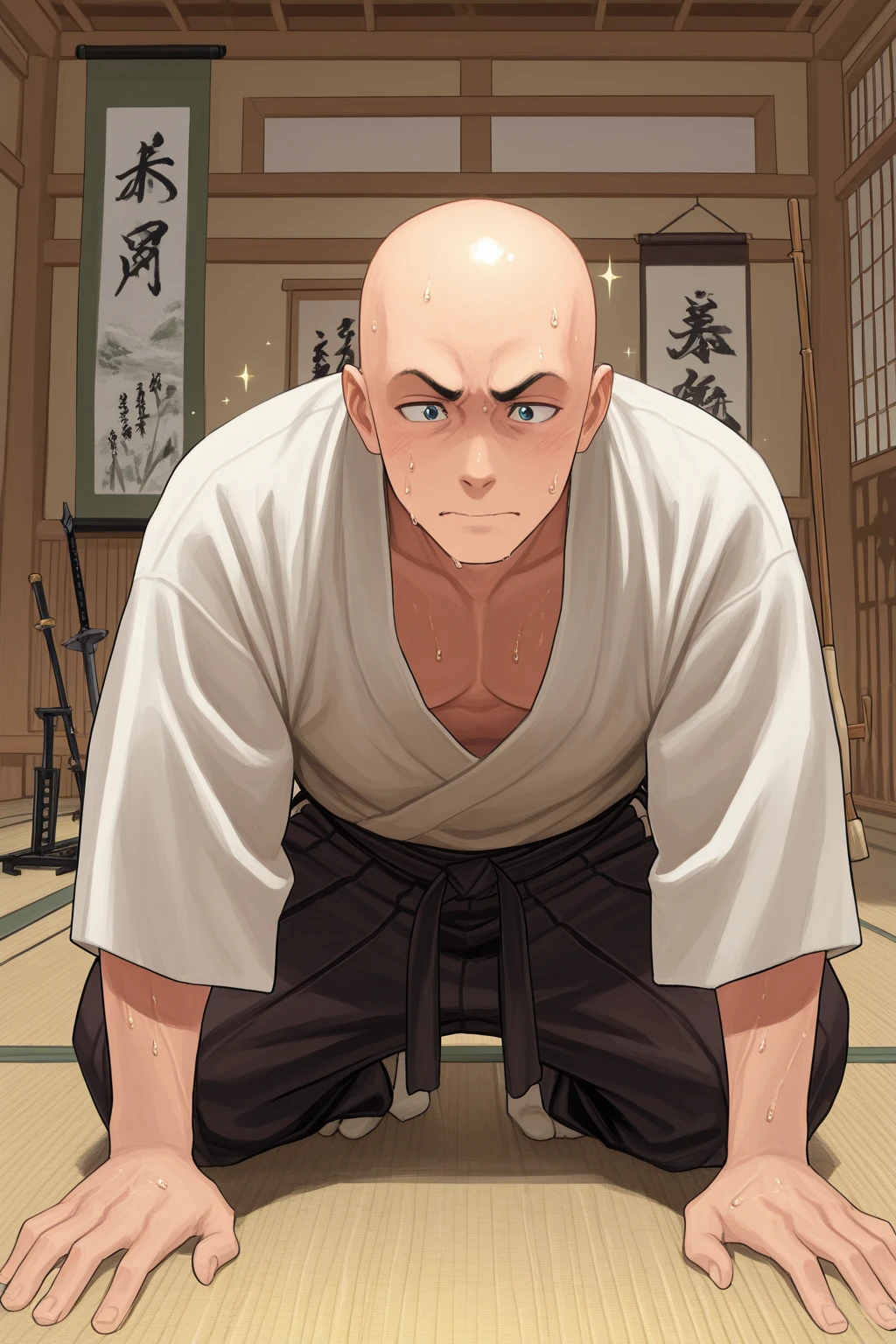((((SM))))((limbs tied with ropes))((buzzcut))、((asian human))、((Emphasis on the crotch))、((short-haired))、((traditional Japanese room))、((Chest hair))、((Upper body naked))、((The lower body is sexy underwear))、((natta))、((A little fat))、((Painful look))((a handsome))、Body and head straight in the photo、DSRL、Facing the viewer of the photo、The eye fixed on the lens is、((fullbody image))、Man in the center of the photo、8K、top-quality、masterpiece、Realistic and realistic photos、Movie Photos、A hyper-realistic、1 persons、detaileds、Perfect litthing、 DSRL、professional photograpy、4k Wet Tight Inflatable Speed Trunk、