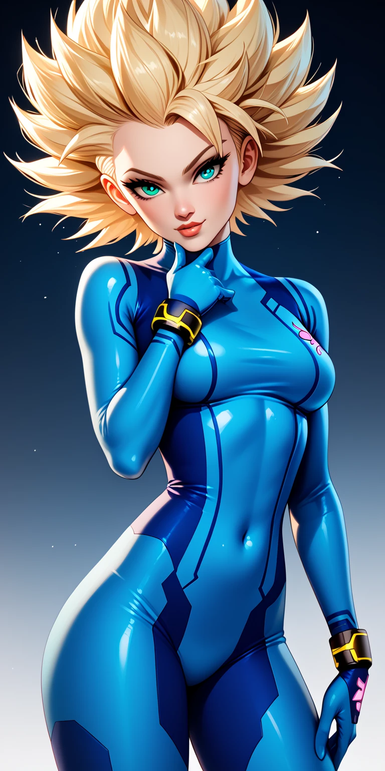 (masterpiece, best quality:1.2), <lyco:promare_fotia-11:0.8>, <lora:zerosuit-nvwls-v1:1>, cowboy shot, solo, male focus, lio fotia, expressionless, closed mouth, looking at viewer, crossed arms, zero suit, blue gloves, jewelry, earrings