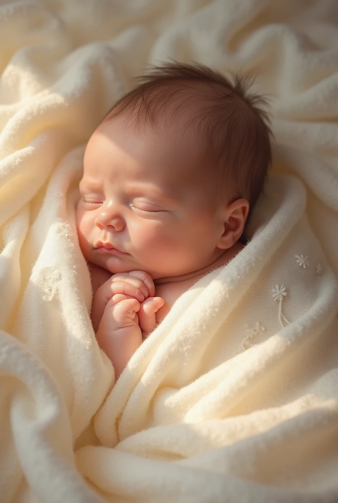 (Masterpiece:1.3), Ultra high resolution, (Photorealistic:1.4), 2 newborn babies, swaddled in soft blankets, pink and blue theme, with little cap on their heads, (delicate features:1.2), (tender cheeks:1.3), (soft baby skin:1.4), peaceful expression, close-up, (detailed eyes:1.2), (perfectly round faces:1.1), (tiny hands and feet:1.15), crib in the background, softly lit room, (warm colors:1.2), best quality, high-level image quality, masterpiece.