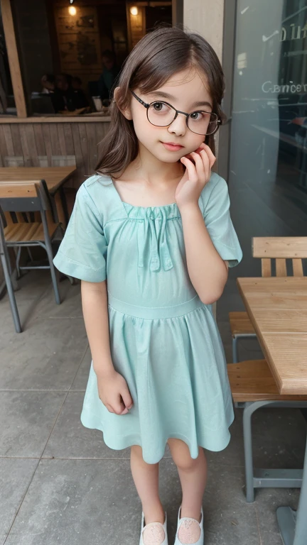year: 2023. Location: Sweden. Pre-Raphaelite, two 3 and 7-year-old little girls, sisters, black hair, standing outside a door threshold, in the street, inside view, ((holding a food container)), ((((casual colorful ??? Clothing from the 2020s)))) ((Hairstyle of the 2020s)), pastel colors, (((cinematic style)))