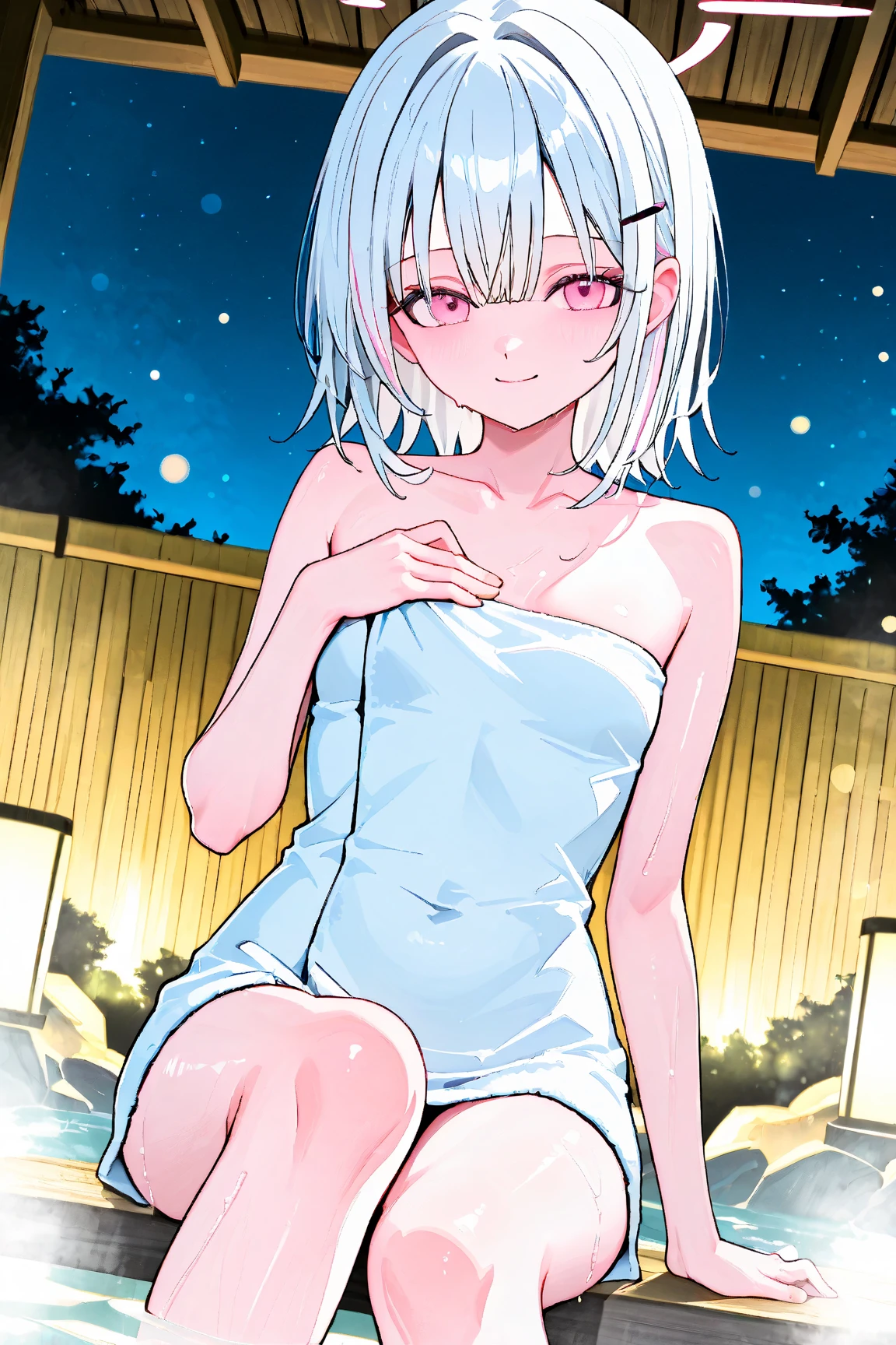 covered in white slime,naked,((No panties,No bra))