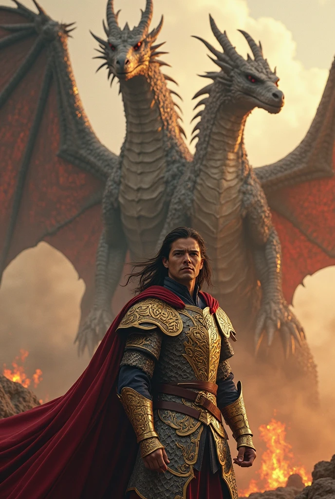 Create a prince with his Dragon