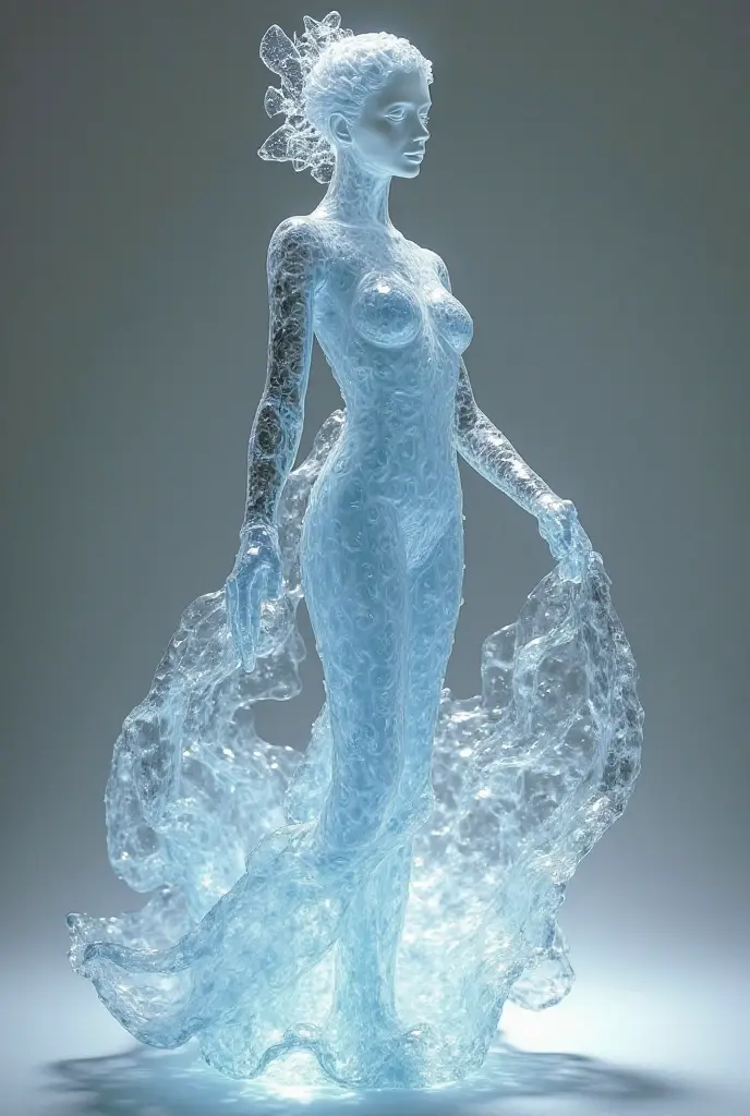 <lora:made_of_ice:0.6>,jellyfish girl as made_of_ice,, (masterpiece, best quality, high quality, highres, ultra-detailed),