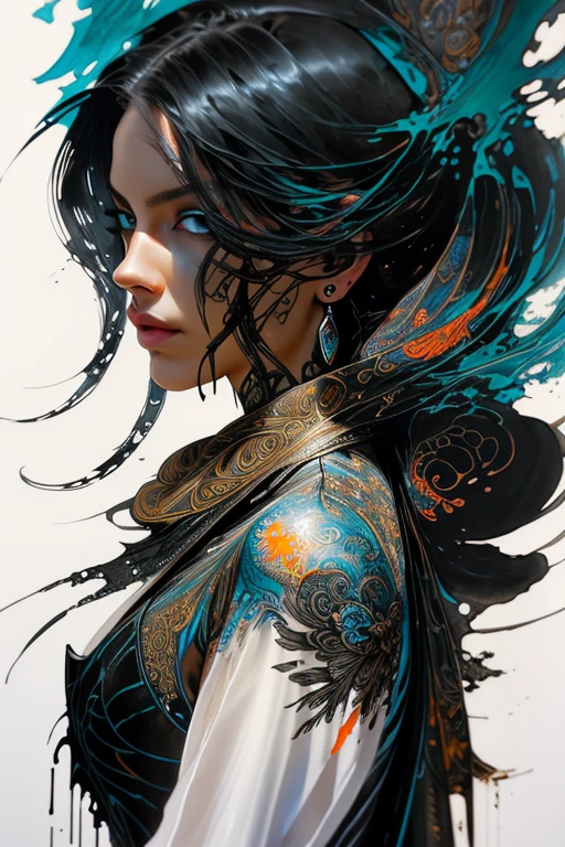  beautiful woman with ultra detailed long hair, (beautiful and clear background: 1.2),, fantastic paintings, graffiti style, flores,  highly detailed eyes, a t-shirt or dress with a white blouse underneath, position, with long black hair, colorful stained glass, Fantastic paintings by Joe Madureira,   movie , Photo, adhesive art, beautiful woman carol nakamura with long hair, freedom, apple, digital illustration, comiс style, perfect , centered, Approaching perfection, dynamics,  highly detailed ,  Watercolor Painting , ArtStation, conceptual art, suave, sharp focus, illustration, arte por carne griffiths e wadim kashin,,Anime pose alone , short pastel hair,  Heterochromia, perfect , centered, Approaching perfection, dynamics,  highly detailed , character sheet, ArtStation, conceptual art, suave, sharp focus, illustration, art by Kim Jung,, artgerm, carne Griffiths e Wadim Kashin , Sasha Yakovlev, Loish, Jeremy Mann, full body shot dresses party, character sheet, Lightningwave, bela  Watercolor Painting  anime, dripping paint by tim okamura,  Victor Nizovtsev , Greg Rutkowski, Noah Bradley. trending in ArtStation, 8k,  masterpiece , graffiti painting, fine detail, full of color, intricate detail, Golden aspect ratio illustration, monochrome green background,  masterpiece ,  best quality ,   movie ,  highres icon,  best quality , high resolution fix, bright amazing lighting, detail enhancement, detail enhancement, various movements and pose,  best quality ,   movie ,  highres icon, detail enhancement, 4K,  masterpiece ,  highres icon, absurdres, Natural volumetric lighting and better shadows, shallow depth of field, sharp focus