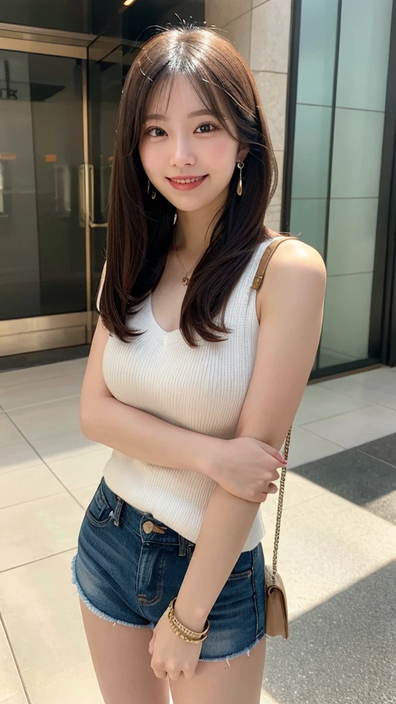 18 years old girls,Perfect face and,cute clothing,slim and slender physique。The skin has detailed and highly detailed eyes(1.1 emphasis),Very detailed skin texture(1.1 emphasiodel photo style,realisticlying,skin texture is real human skin texture,Detailed Skin Pore,Complicated details,The eyes are very detailed,kneesup,Attractive and sexy chibi,smile,,Eat parfait at a café,sitted,Dark blue knit sweater,black long pants,coffeehouse,tit,areola of breast,full bodyesbian,Full-body photography,Full body photography,Full body like,Slim waistline, Tempting, slutty, ((Topless)), (Realistic, photograph realistic:1.37), Cinematic light