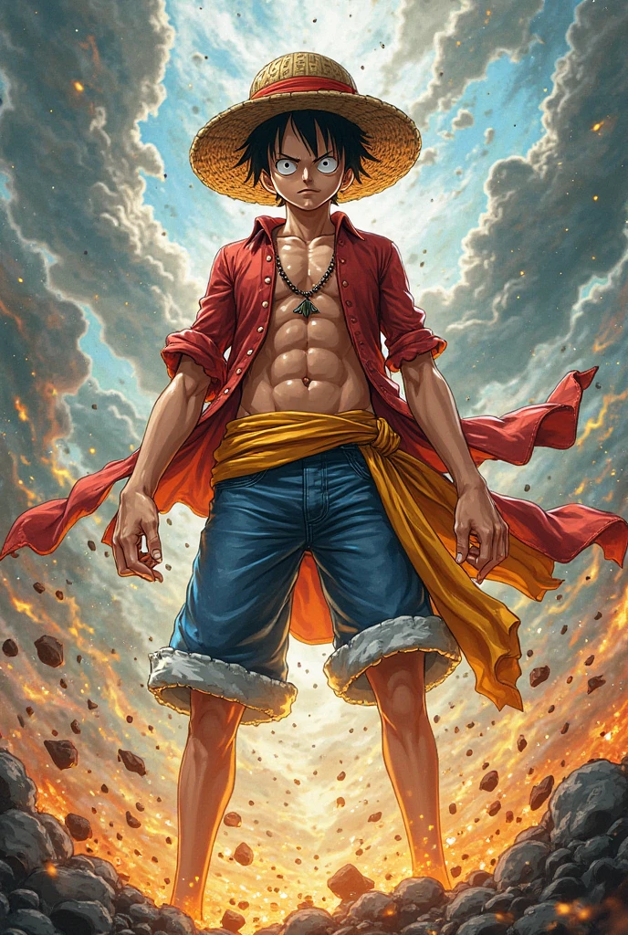 luffy's son killing akainu