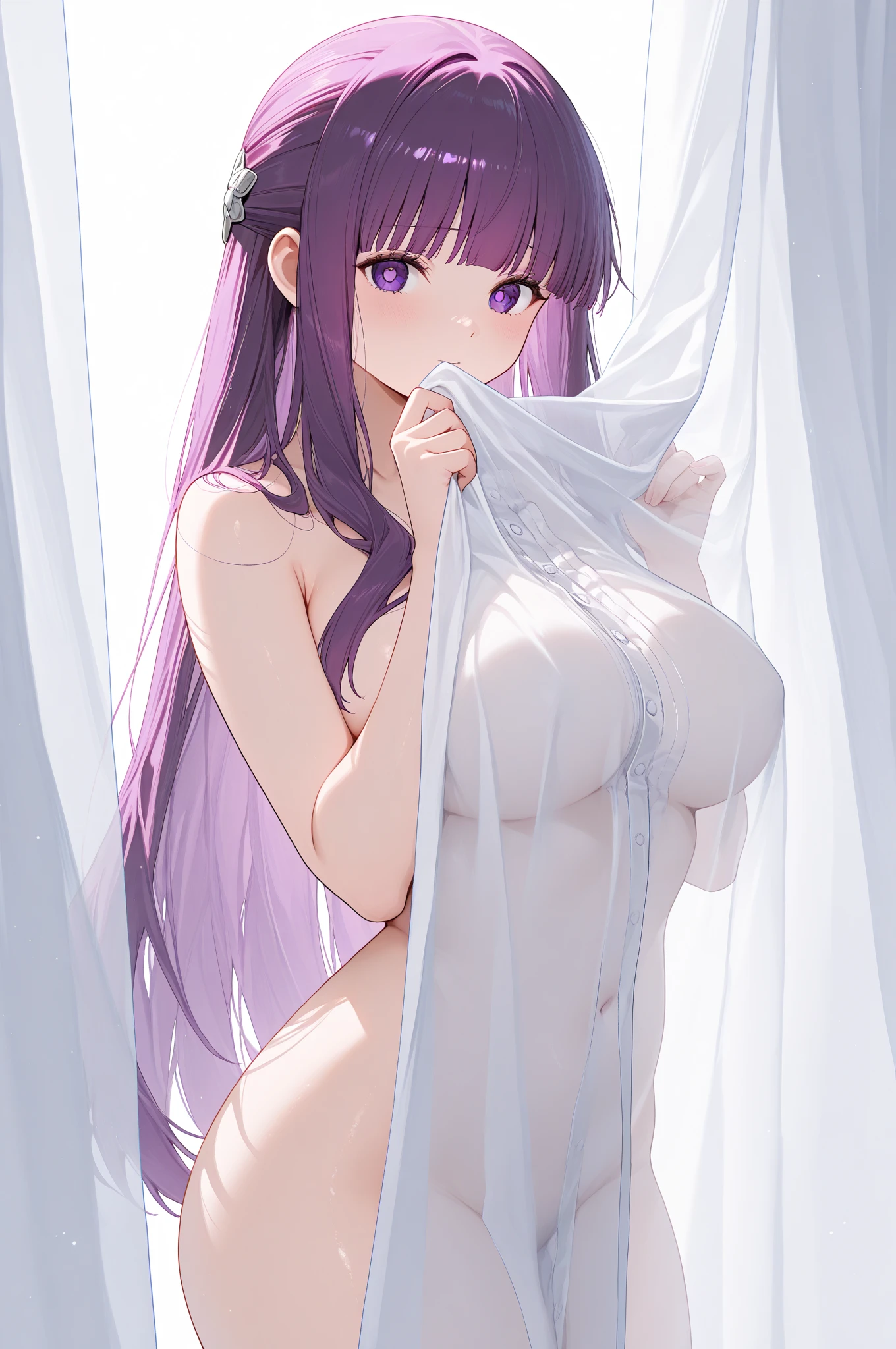 {{{{{16k,Ultra High-resolution realistic romantic photo of neat Erotic buzzed Account Instagrammer in loungewear as a pure embarrasslng virgin as pretty as a actress in the flower bedron, The way she embarrassed herself is adorable, she transforms into a cute girl of third ranks higher and radiates glowing charm, expressing femininity all over her body while being made into an adult, The more shy she is, the smaller and neatly her face becomes}}}}},{{Extremely detailed}},{{{{{dye her cheeks flush and integrated her head pure small, thick lips, Enchanting thick gross idol's Lips}}}}},{{{{{the best glossy bang neat straight virgin hair}}}}},{{{{{She get more attractive and smoother her body, The bigger her tits get, the thinner her bare waist gets, her breasts have become large, soft, and cleavage-like as she's carefully rubbed them, She's trying to make a cleavage with her hands over her growing white tits, she is transformed into a pure virgin, and her expression and appearance are transformed into that of a pure, unused virgin, so clean and pure, Her white tits are so fluffy that they overflow if not lifted up, and are depicted in great detail, She's the cutest in her loungewear, embarrassed by her adorably overflowing white tits, Such a cutie moves up and down and shakes her tits in a lewd cowgirl style}}}}