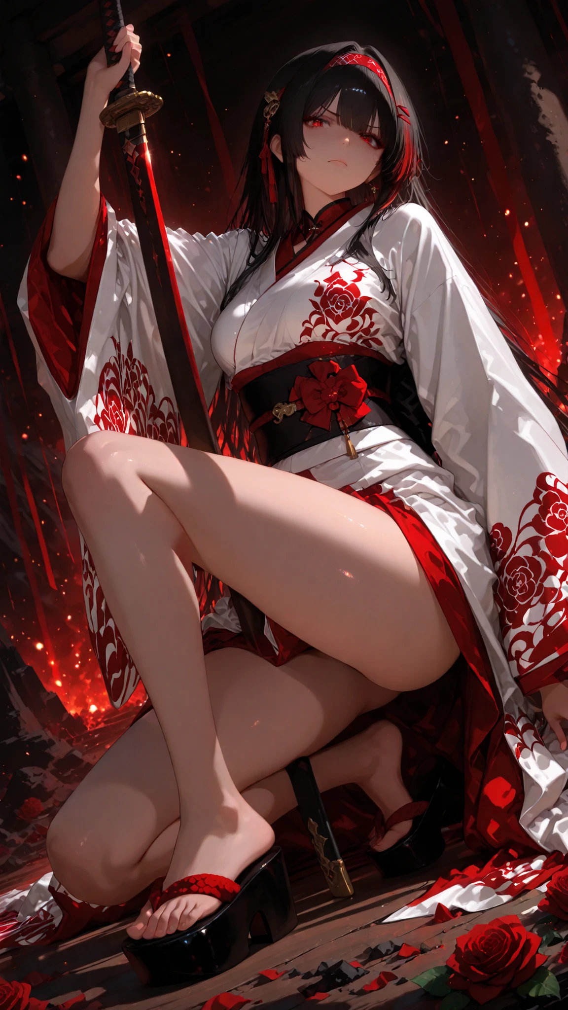 nsfw, extremely detailed CG unity 8k wallpaper, high resolution, intricate, best quality, beautiful, magnificent, (masterpiece:1.1), official art, absurdres, beautiful illustration, (realistic:1.1), 1girl, 16yo, plump, (muscular:1.2), huge breasts, wide hips, BREAK, super detailed skin, beautiful purely eyes, (sweaty clothes:1.3), (miko:2), (white kimono:1.8), (ultra micro red hakama skirt:2), skindentation, (white thighhighs with red dashed line:1.8), (high heels:1.5), well-featured face, (perfect detailed kawaii face:1.3), (very long straight hair:1.5), (black hair:1.8), (blunt bangs:1.2), skirt lift, BREAK, japanese shrine, donation box, komainu, public, from below, (public defecation:1.3), (scat:1.3), (poop:1.3), (excrete from anus:1.5), (spread anus:1.3), BREAK, (folded:1.4), (on back:1.2), (spread legs:1.15), (spread detailed pussy:1.3), (detailed erect clitoris:1.2), (cum in pussy:1), full body,