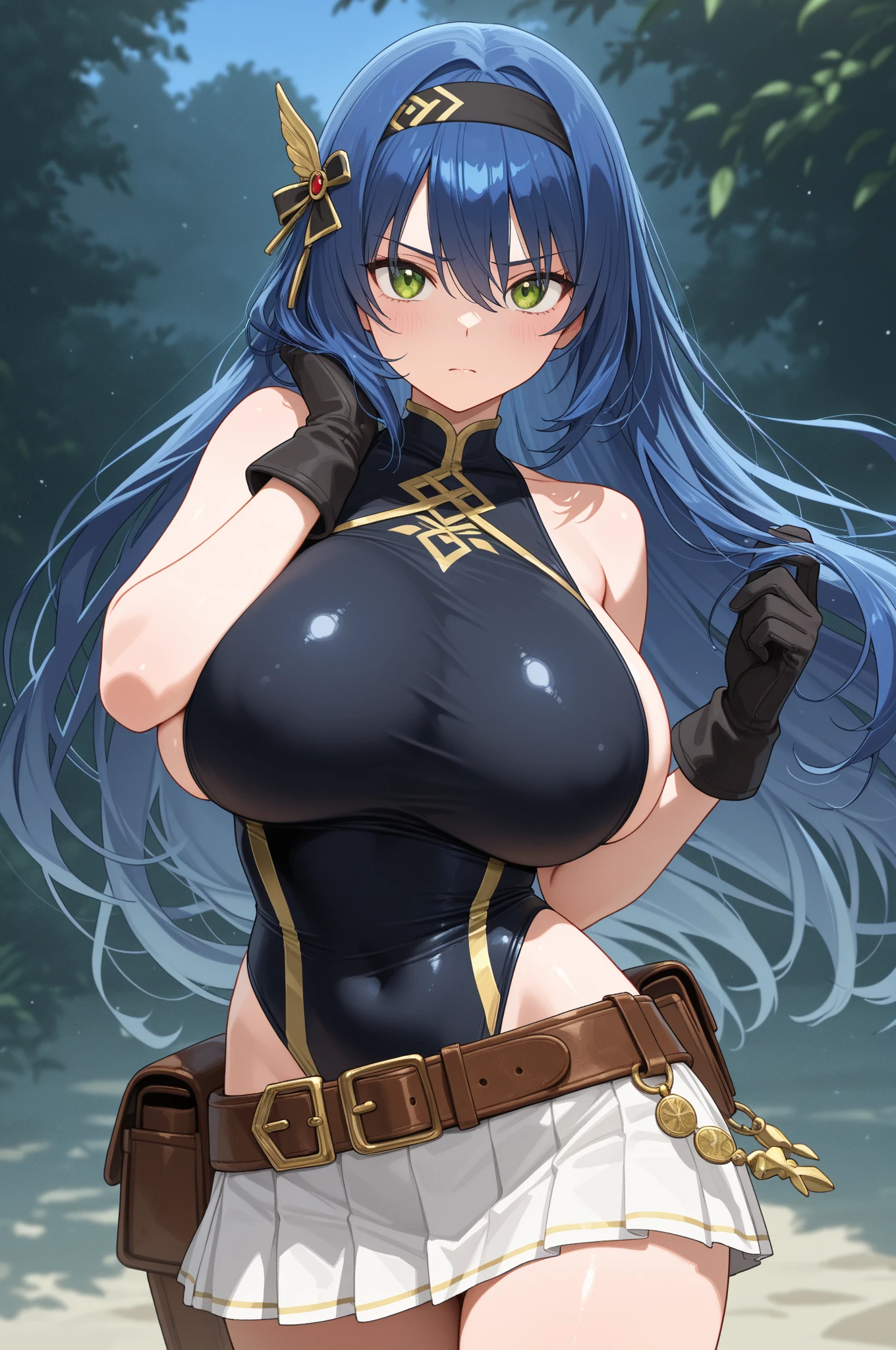 nsfw, sinon 1, short hair with long hair, hair between eyes, blush, side lock, huge breasts, revealing clothes, blue clothes, gloves, Thighhighs, (off shoulder, bare shoulders), (underboob:1.5), (abdomen, belly button, T-back),
sinon 1, animal ears, black ribbon, black shorts, breastplate, hair ribbon, short shorts, abdomen, fingerless gloves, thigh strap, side lock, hair between eyes, Green armor, shoulder armor、 huge breasts、A long chest overflowing、huge breasts、huge breasts、abnormally large、unusually huge breasts、Gigantic Sagging Breasts、long chest、lower chest、Ahegao,Ohkao, full nude,sweat, wet, steam, water drop, 
