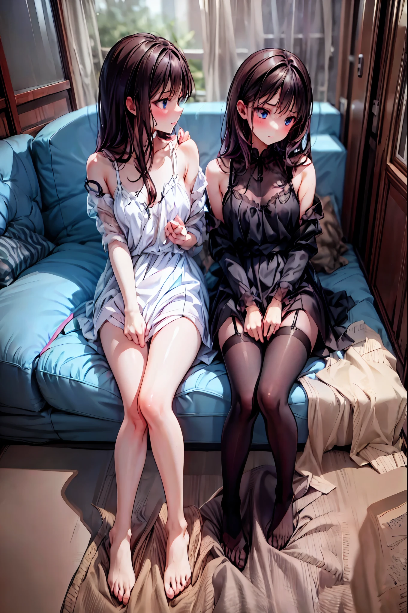 (masterpiece, top quality, best quality, official art, beautiful and aesthetic:1.2),(8k, best quality, masterpiece:1.2), there is a woman sitting in a box full of ice cubes,kurumi, kawacy, splash art anime loli, extremely detailed artgerm, artgerm. anime illustration, from girls frontline, ! dream artgerm, ruan jia and artgerm, 2 hands, 2 legs