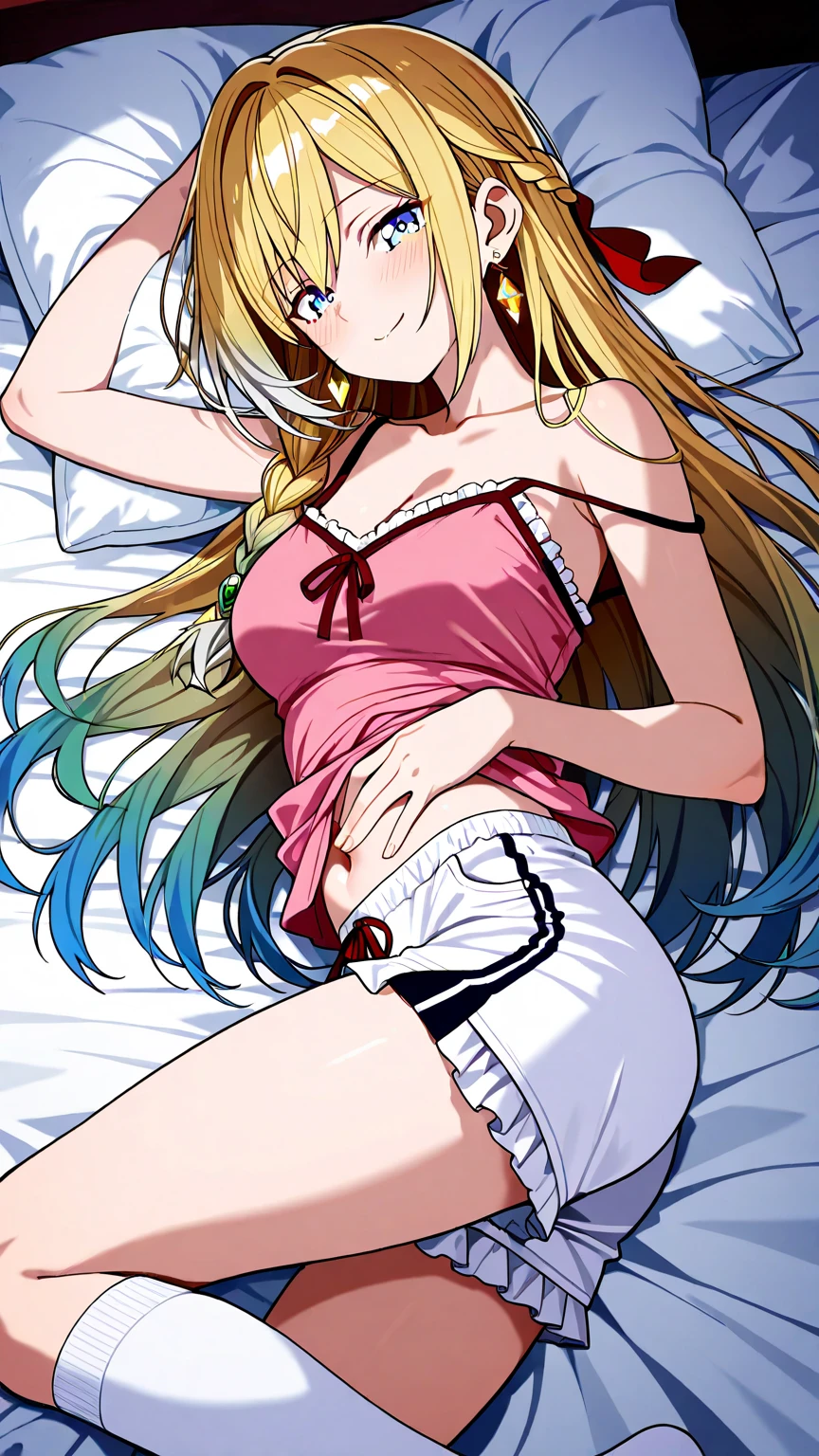 a cartoon picture of a woman, an elf queen, elfa, mulher com orelhas pontudas