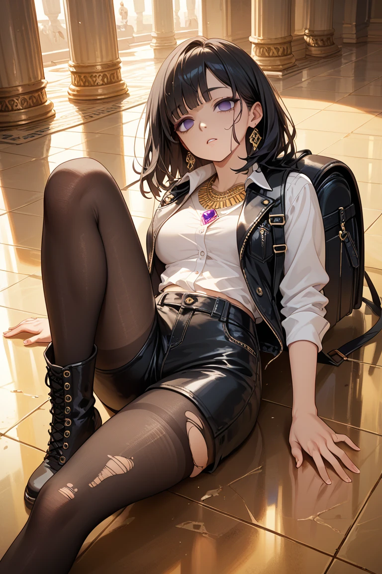 masterpiece, high quality, absurdres, 1girl, grey hair, yellow eyes, looking at viewer, ((solo)), sitting, happy, school,