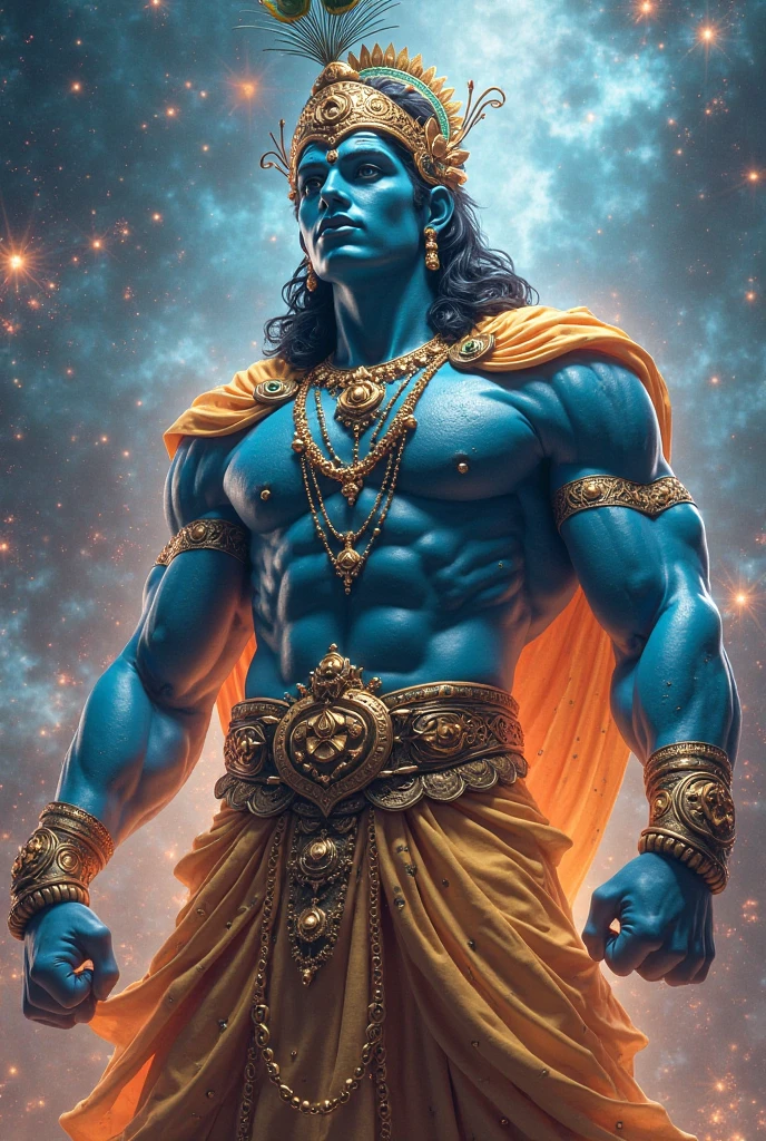 ((best quality)), ((masterpiece)), (detailed), lord shiva sitting at the top giving blessings upon the land, lush grass with flowing river beautiful, Realistic, life like , amazing , sun rise , with mountains and lush forest in the background, shiva is sitting cross legged. With Cresent on the head. Cobra sitting with shiva , add a trident in shivas hand upright on his left hand. On the right hand shivas blessings must be given with sun rays. Shivas palm must be facing forward. Snow topped mountains, lord shiva must have blue skin. Below lord shiva is lord Hanuman, Lord Hanuman is sitting cross legged in a natural position, lord Hanuman has a golden mace in his hand. Lord shiva has a cobra and peacock next to him. Full image , wallpaper. 2 people, blessings, realistic, classic , warmth.