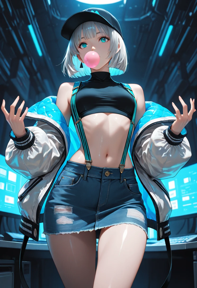 masterpiece,(bestquality),highlydetailed,ultra-detailed,solo,(1girl),1girl,bishoujo,stare,red eyes,beautiful detailed eyes,long hair,white hair,silver_hair,Wing-like bangs，Dull hair,ahoge,Hair rings,Half tied hair，Long straight hair, cold,expressiveless,athleticbuild,(sportswear:0.8),determinedexpression,sweating,(gymbackground:0.5),intenseworkout,gymequipment,muscularlegs,(fitbody:0.8),energeticpose,shiningsweat,strengthandspeed,focusedeyes