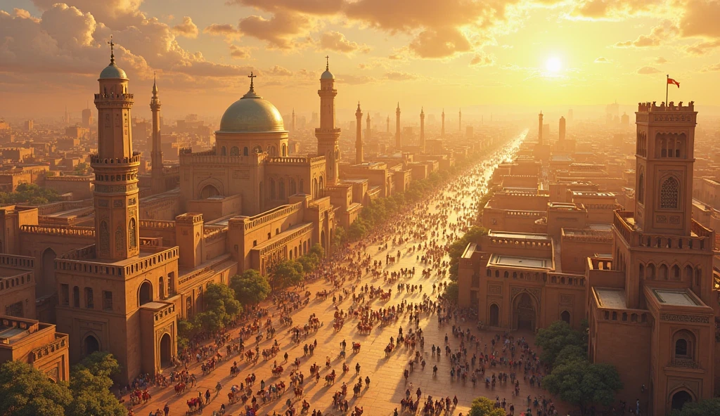 Imagine for a moment that you are in ancient Jerusalem seen from above., surrounded by riches beyond imagination.