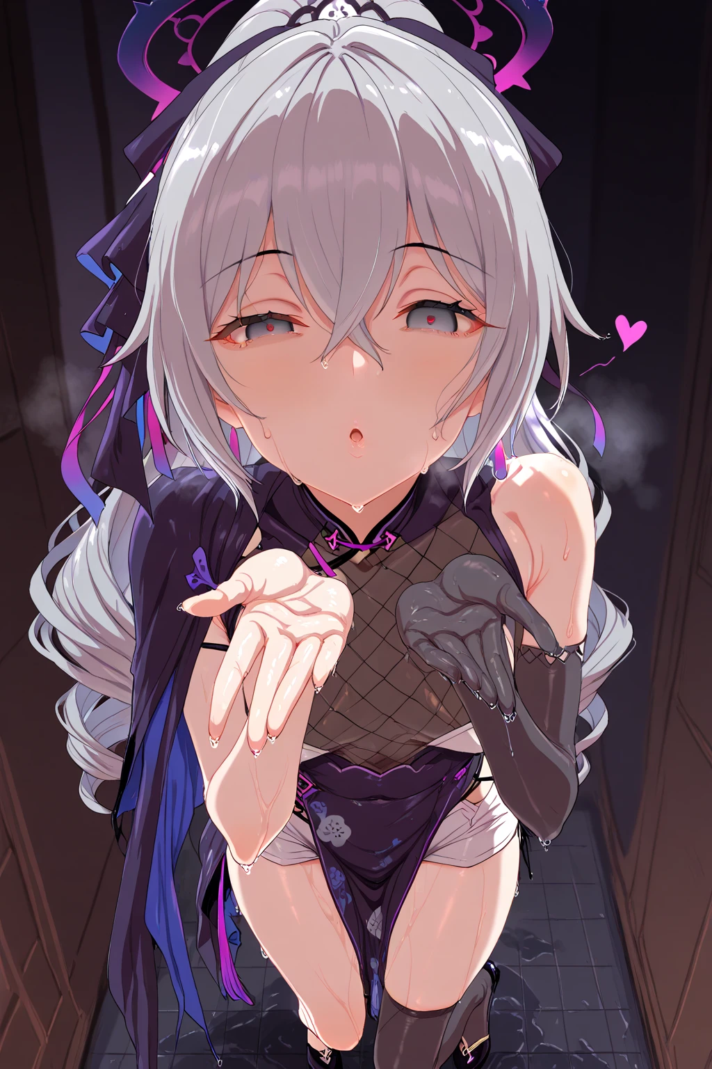 NSFW,masterpiece,Highest quality,High resolution,Very detailed,white\(no game No life\),Long Hair,Multicolored Hair,Hair between the eyes,Gradient Hair,Yellow Eyes,Flat Chest,(Gothic Lolita),See-through,Bare shoulders,hair band,flower,(Sex slave),((Ahegao)),Smirking face,blush,Luxurious mansion,Party Venue,Round table,noble,(Middle-aged men),(Having sex),(Bukkake all over the body),Body touch,Leg spread,Sexual Desire Treatment,(Trembling),Raise your arms,(heart),(Falling into Pleasure),Drooling,From the side