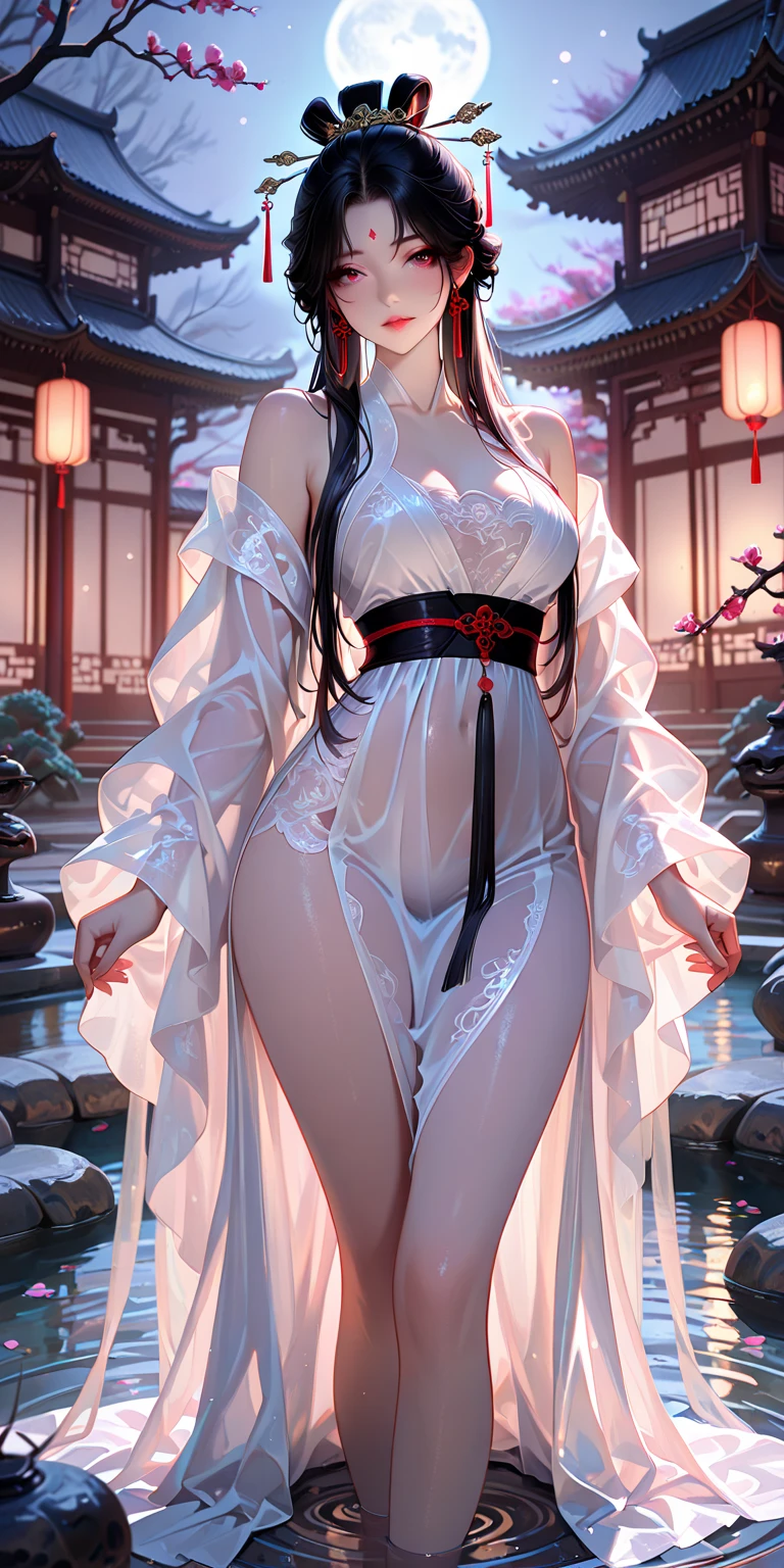 (masterpiece:1.2, Highest quality), (Realistic, photoRealistic:1.4), Beautiful illustrations, (Natural Side Lighting, Cinema Lighting), , Looking at the audience, ((1 female)), , Female college student, Calm face, Symmetrical cute face, Glowing Skin, (Shiny black hair:1.5, Straight hair:1.5, ((Shiny long black hair)), Crossed bangs, blue eyes, Big eyes, Droopy eyes, length eyelashes, (Large Breasts, Curvy waist,Small Ass), stylish, Beautiful Hair, Beautiful Face, Beautiful and beautiful eyes, Beautiful clavicle, Beautiful body, Beautiful breasts, Beautiful thighs, Beautiful feet, Beautiful fingers, (( lace pattern knee stockings,, White Chinese style nun&#39;s robes)), ((White Veil)), (Beautiful views), morning, (Outdoor), walk, (Cute Smile, Upward glance, Release your lips), 形の良いLarge Breasts, Beautiful breasts, blue eyes. Pink Rouge. Smiling slim body, length, Thin limbs, Gold cross around neck,、Beautiful breasts,((calm and gentle smile)), ,