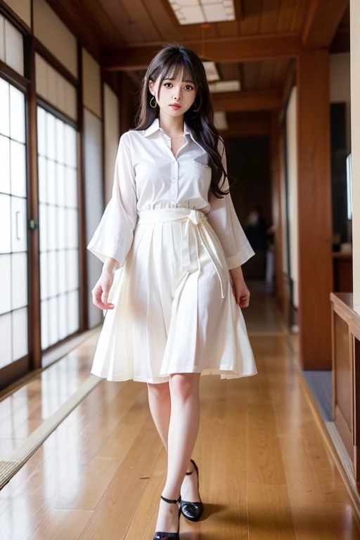 1 person　Cute Japanese Girl　Kyoto　Short Hair