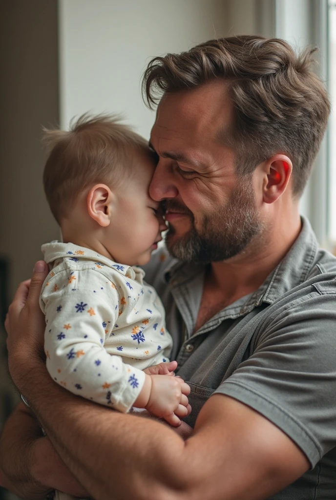 dad and son on a whore