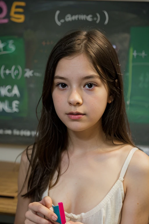une fille de 10 ans a l'école nue 