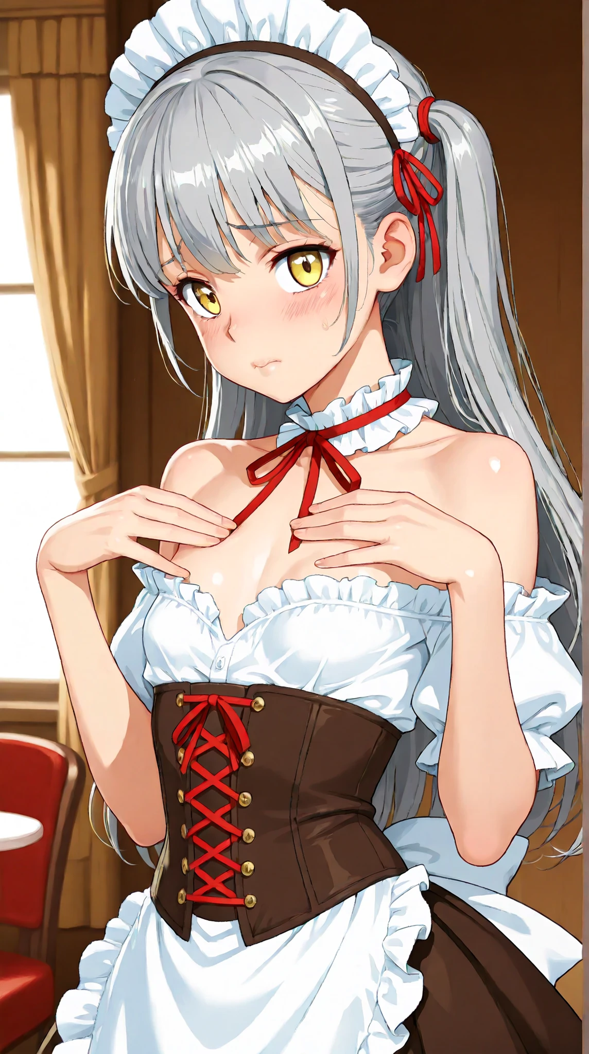 HDA_Masterpiece, ((edgQuality)), 1girl, <lora:aerith_v2:0.8>, aerith gainsborough, green eyes, small breasts, BREAK
<lora:Lowrise__Lowwaist_Fashion:0.7> LowriseXL, LowwaistXL, white shirt, shorts, visible thong