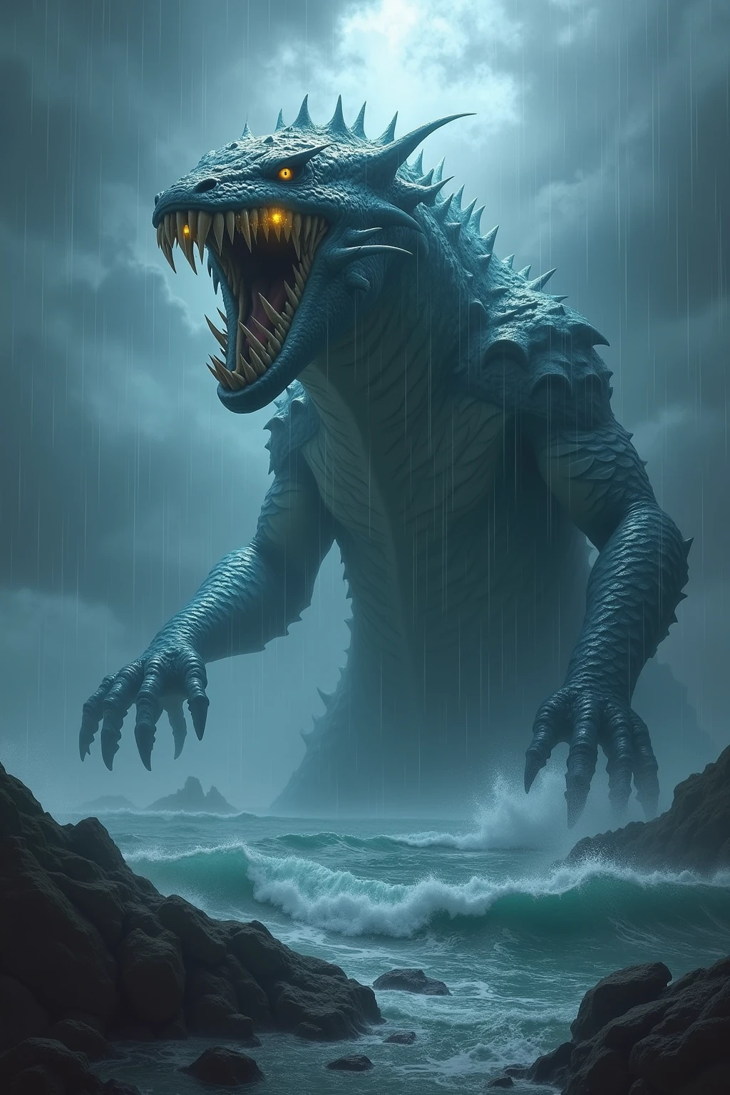 Animalistic marine kaiju