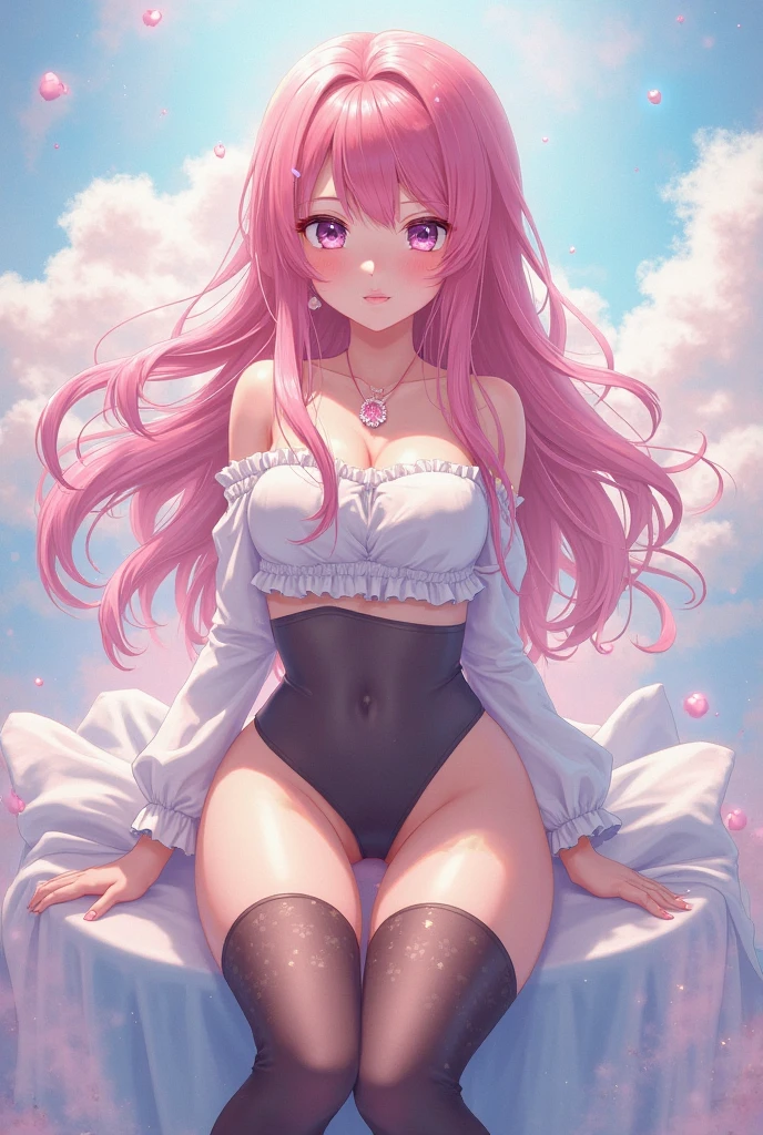 VTuber Hinano Tachibana naked M-shaped legs