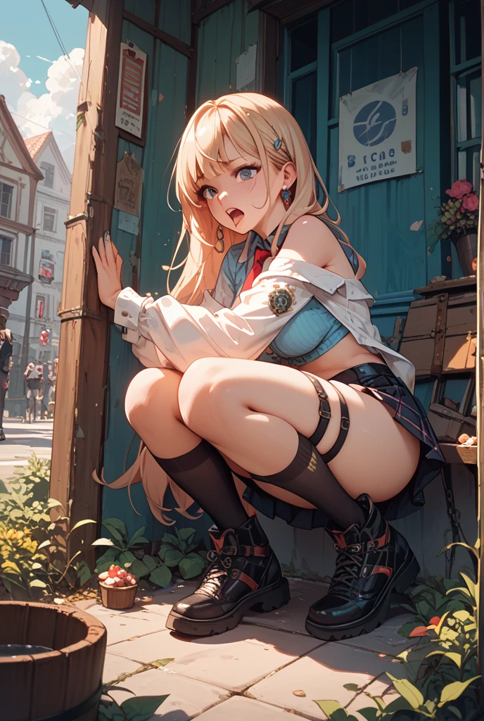 absurdres, absolutely resolution, incredibly absurdres, highres, ultra detailed, official art, unity 8k wallpaper,
BREAK
1 girl, soro, twintails, bow, cardigan vest, short sleeve shirt, plaid skirt, over black legwear, loafers, smile, Sexual girl, seducing men, colourful, bewitching eyes,