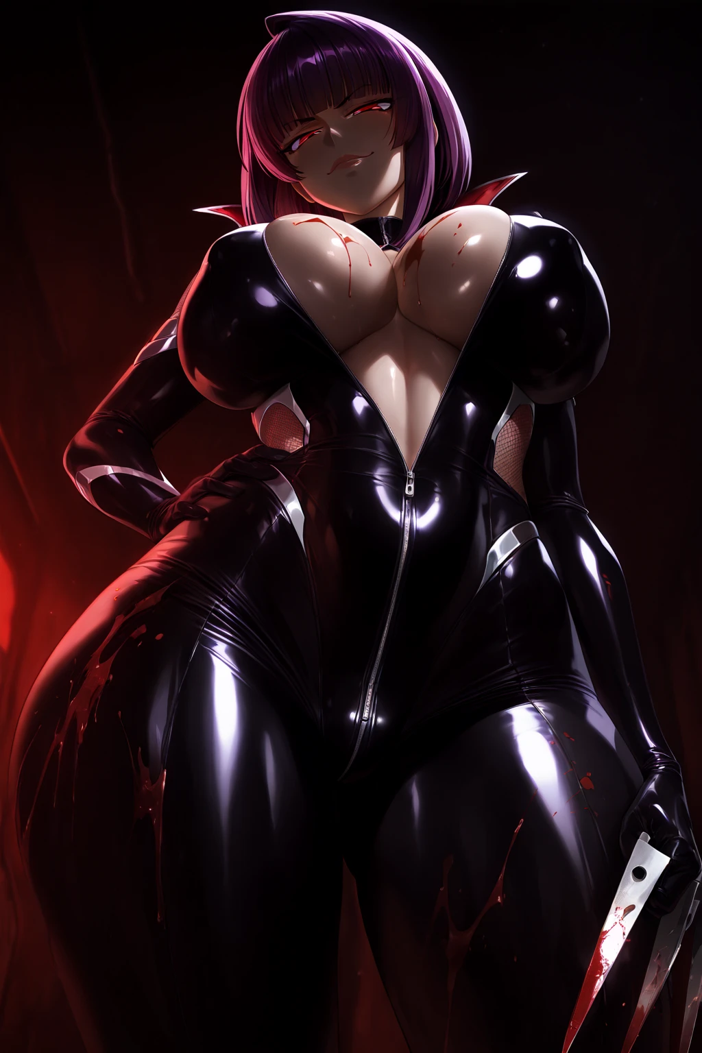 Close-up of a girl in a black leotard、Black shiny latex suit, Saiyan Girl, wonderful, Nano Girl, Female body type, Inspired by Hiromu Arakawa, Anime Manga Robot!! Anime Girls, Fubuki, Full Body Suit, by Hiromu Arakawa, , wonderful, silk, Beautiful and attractive anime teen, Anime Girls of the future, tears,Drooling,Pee,Sweat,Tongue out,incontinence,Peeing,Mouth open and tongue out,Estrus,Eyes wide open,Estrus,Blushing,Nipples are erect,Face is hot,Lust、Mouth wide open and tongue sticking out、Red face print on upper face and chin、incontinenceして股間が濡れています