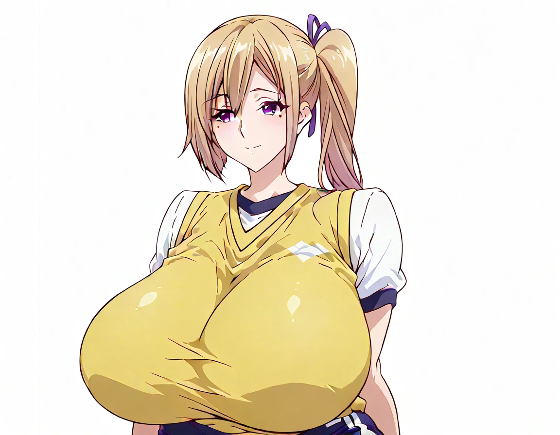 ((((Cum on face and tits))), (best quality, masterpiece, RAW photo,ultra-detailed:1.2), 1girl, looking at viewer, smile,
panchy, closed eyes,orange shirt, strapless, belt, blue pants, huge breasts, from above, (((nipples showing))) ((pitching nipples pulling))
