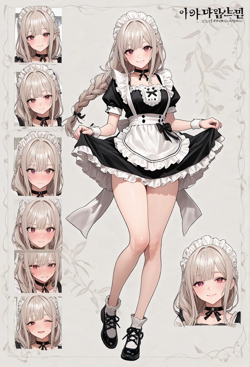 ((Masterpiece, Highest quality)), Detailed face, CharacterDesignSheet，full bodyesbian, Full of details, Multiple poses and expressions, Highly detailed, Depth, Many parts，beuaty girl，cinmatic lighting，with light glowing，Lace，lacepantyhose，high-heels