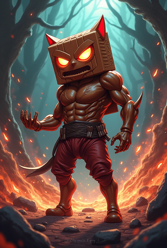 eboy style isometric pixel art, A Cooling lava character, emerging from volcanic eruption, symbolizing transformation and rebirth. 3D-holographic image, inspired by Jan Sawka's surrealistic art.