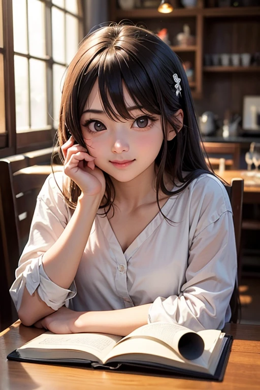 Highest quality, 8K,  ,masterpiece :1.3)), In-person audience,((Whole body 1.2)) ,Beautiful woman, Wide Shot ,One girl, , Selfie   , Black Hair, Brown Hair  , bangs,Highly detailed face, Highly detailed lips, Fine grain, double eyelid