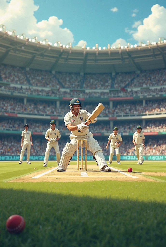 HD sports backgrounds  related to men's cricket 
